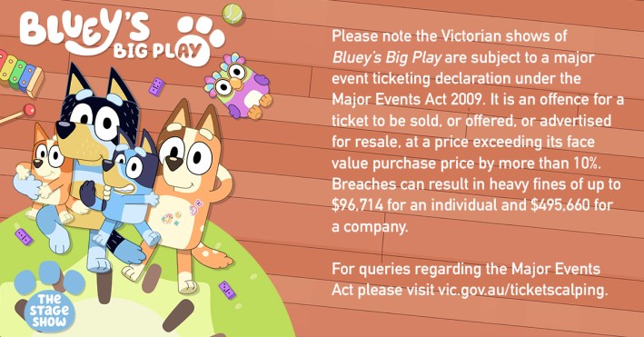 Bluey Anti Scalping