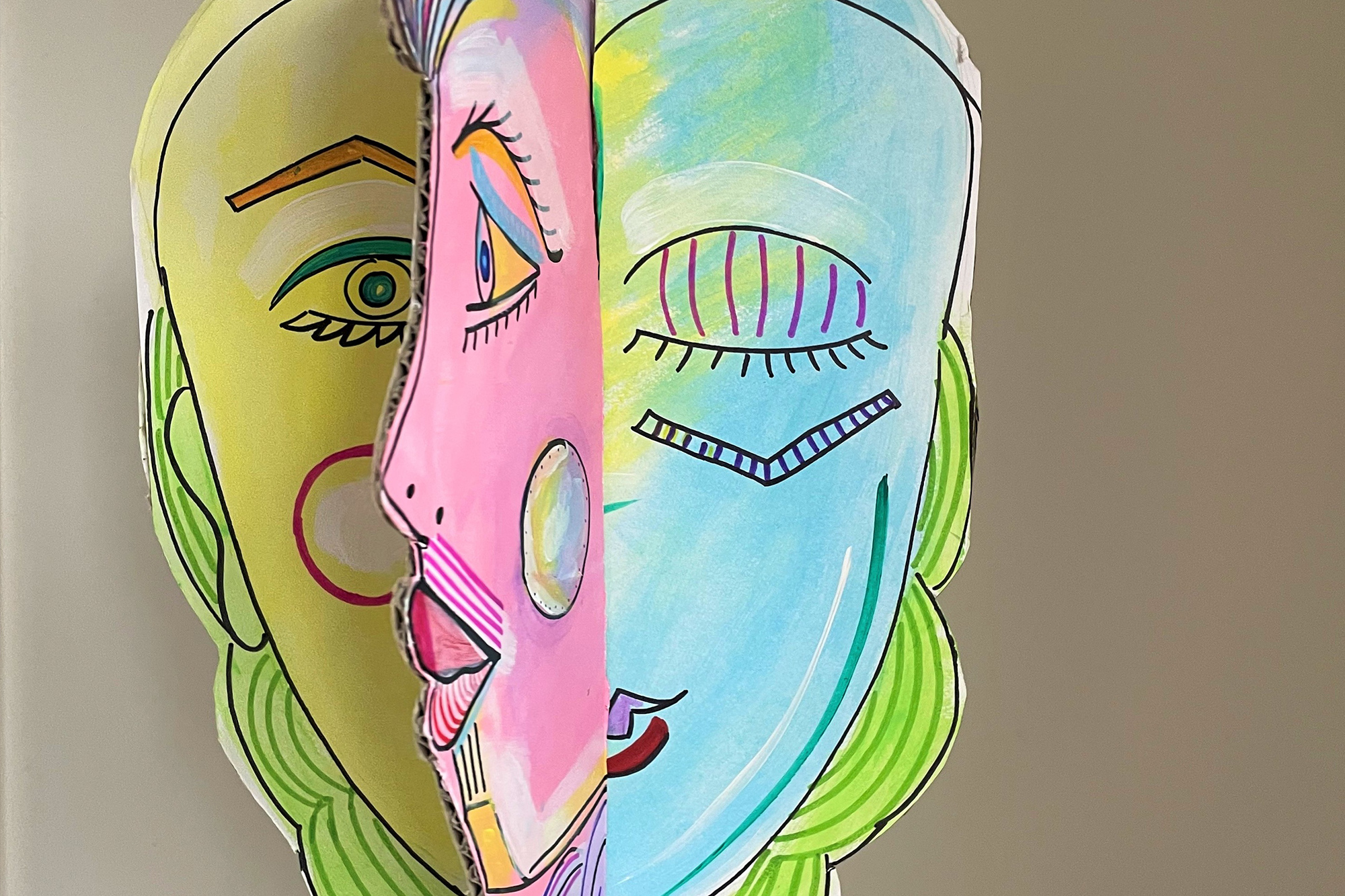 School Holiday Workshop: Modern Hanging Portrait