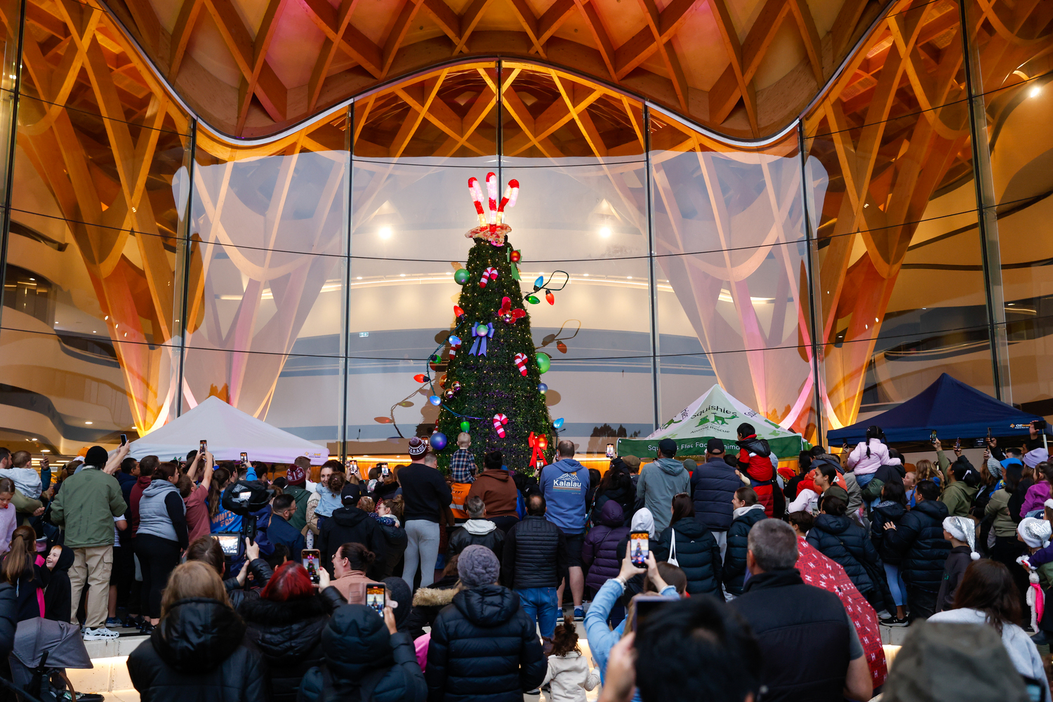 Bunjil Place Christmas tree