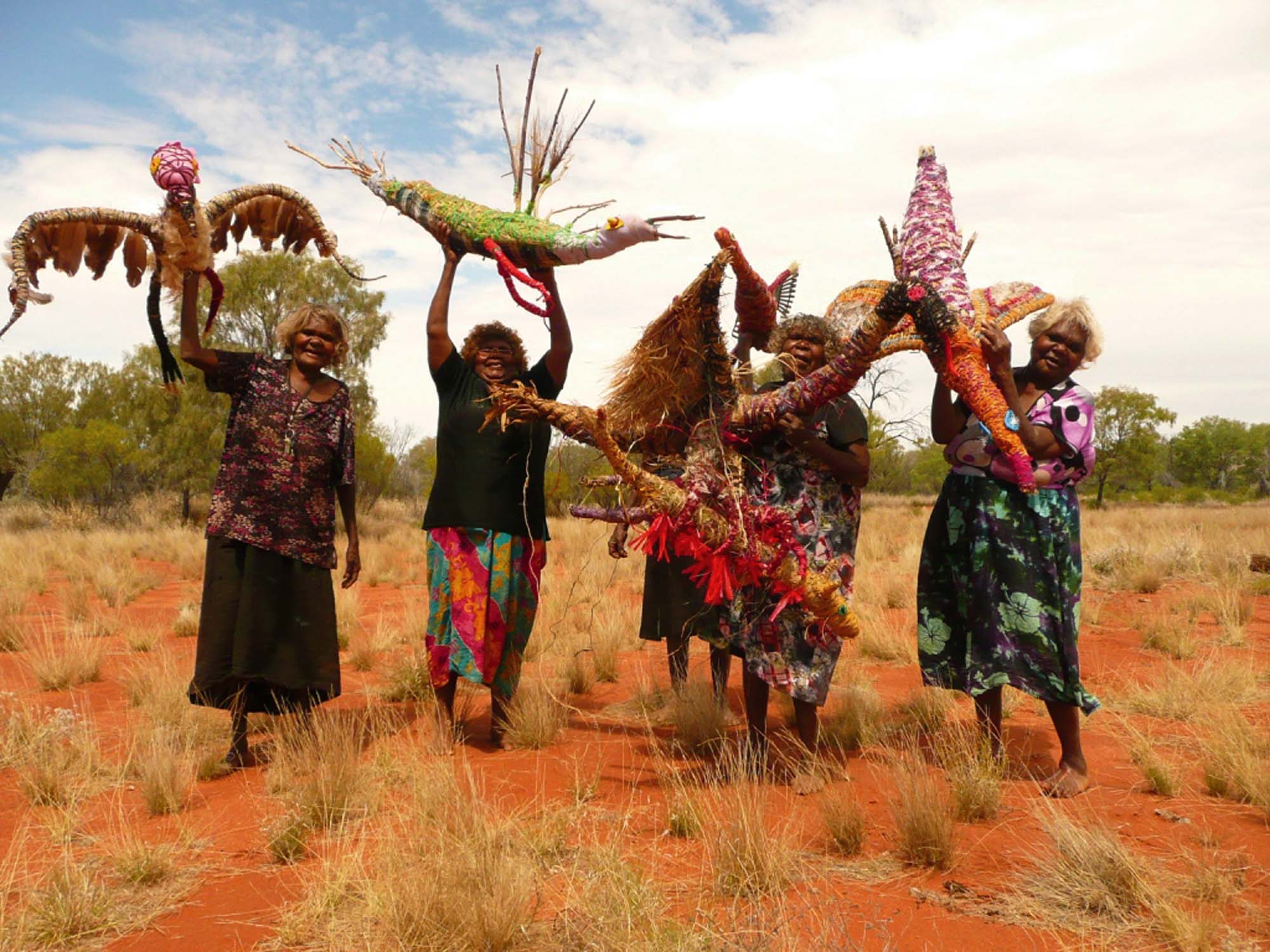 Kungka Kunpu - Amata Ladies with their birds