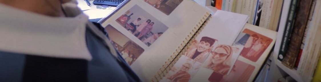 close up image of a photo album