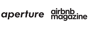 Aperture Airbnb Magazine Web Logos