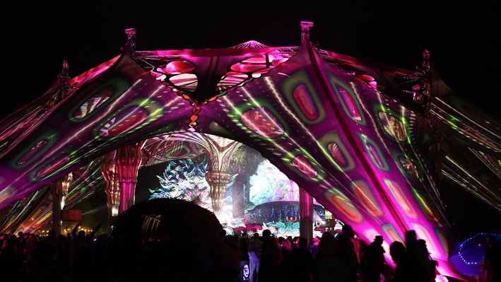 Projections by Radiance at Psy-Fi Netherlands (2019) 
