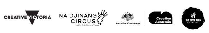 Na Djinang Circus Workshop Logos