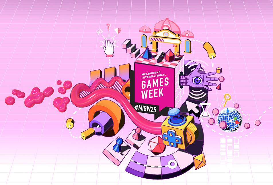 A graphic image depicting several types of digital games