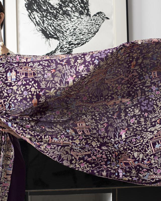 A sari designed by Ashdeen