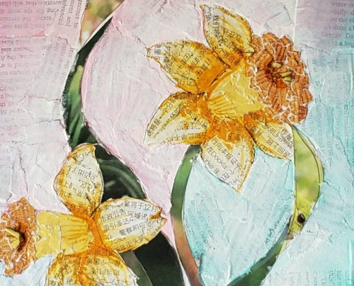 Paper Collage Daffodils