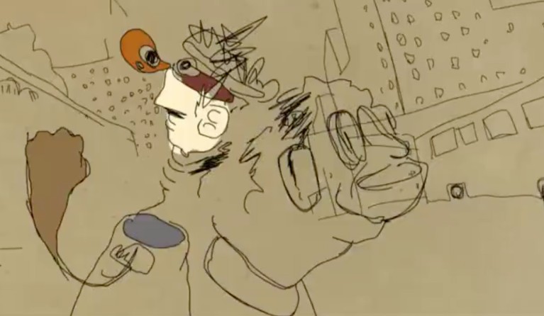 Sidewalk Scribble, Peter Lowey, (2011)
