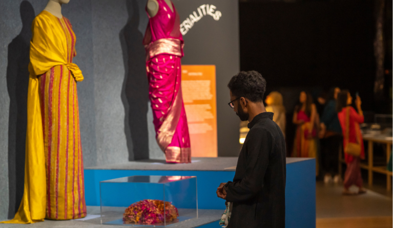 Visitors explore the gallery at Bunjil Place 