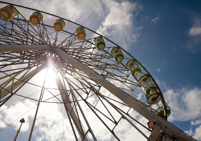 Ferris wheel at Berwick Show