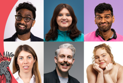Headshots of six people